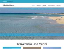 Tablet Screenshot of lido-marini.com